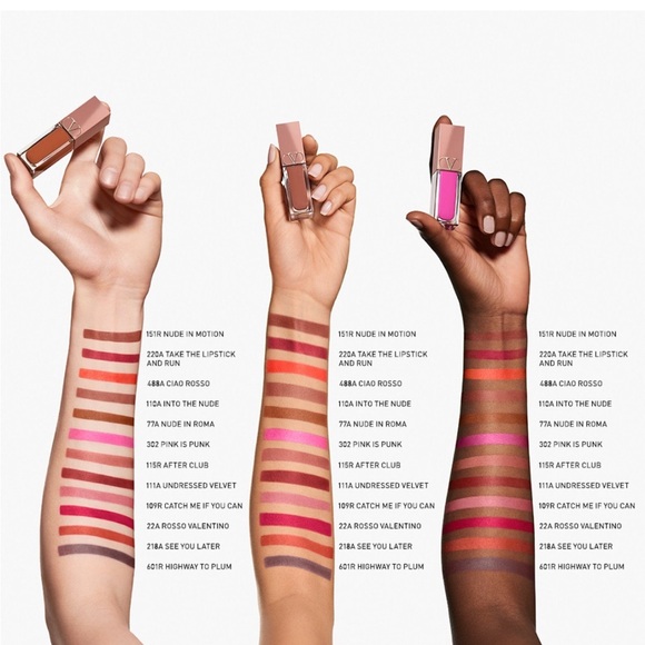 🆕Valentino Liquirosso Soft Matte Liquid Lipstick & Blush 601R Highway to Plum - Picture 3 of 6